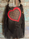 Hearts on Fire fringe bag