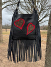 Hearts on Fire fringe bag