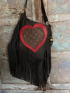 Hearts on Fire fringe bag