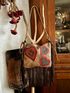 Trailing Hearts LV fringe bag