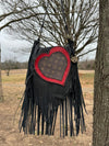 Hearts on Fire fringe bag