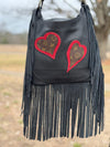 Hearts on Fire fringe bag