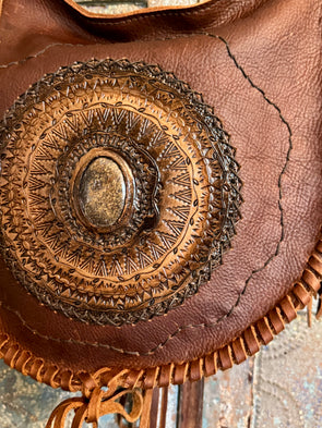 Dinosaur bone inlay Bag